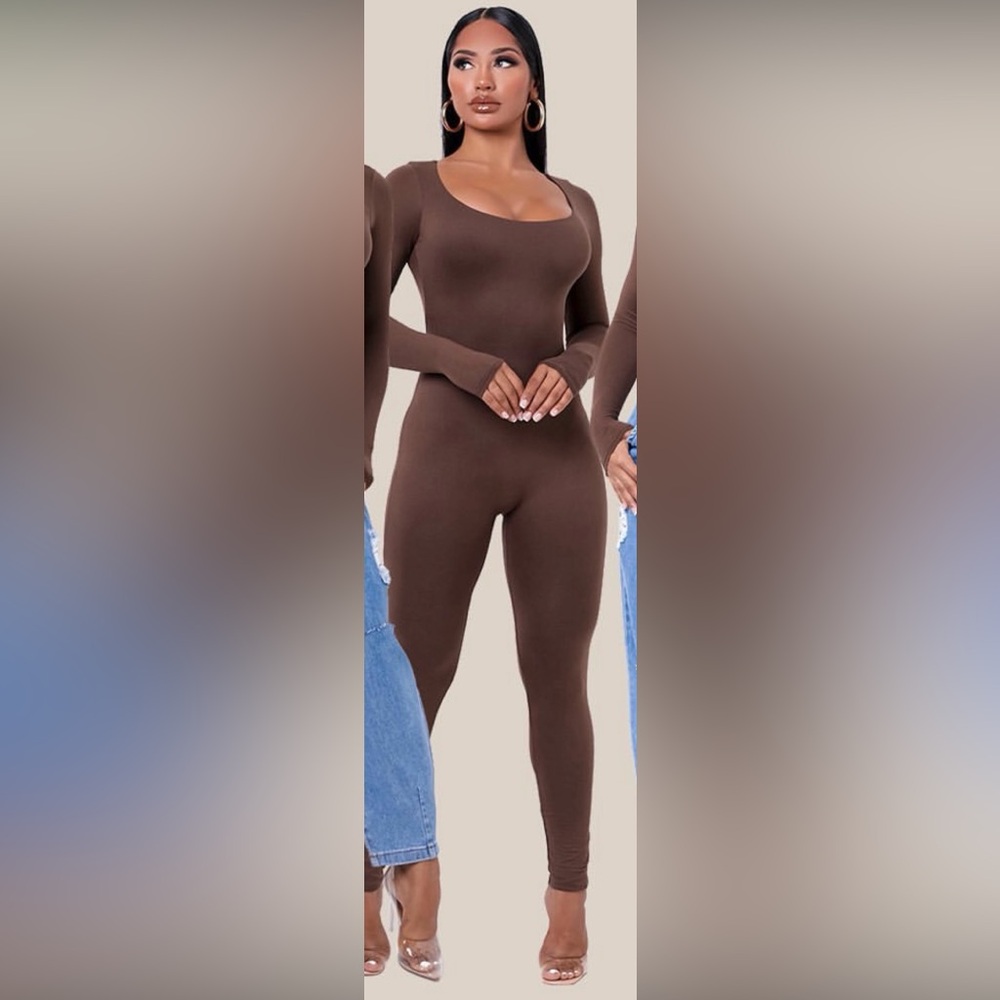 MyOutfitOnline Unforgettable Brown Jumpsuit